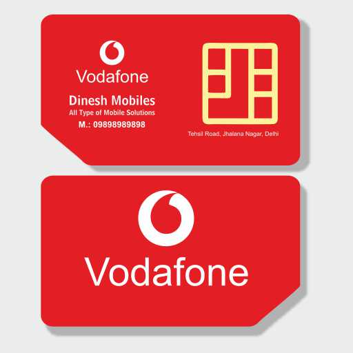 Sim Card Shop Visiting Card